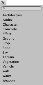 Unity瀏覽器標簽菜單項目